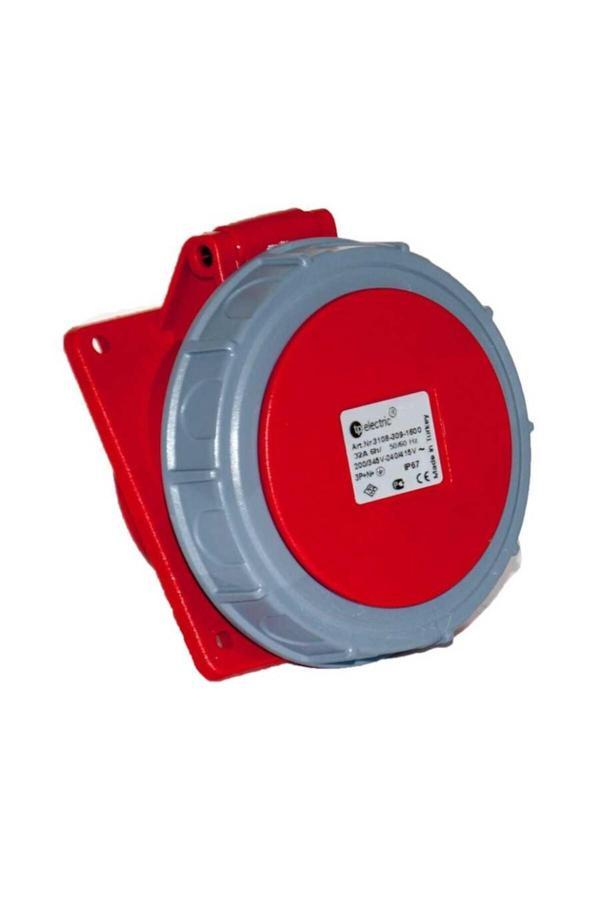 Tp Electric 3108-309-1600 5X32A Ip67-Makine Prizi (Eğik) - Image 1