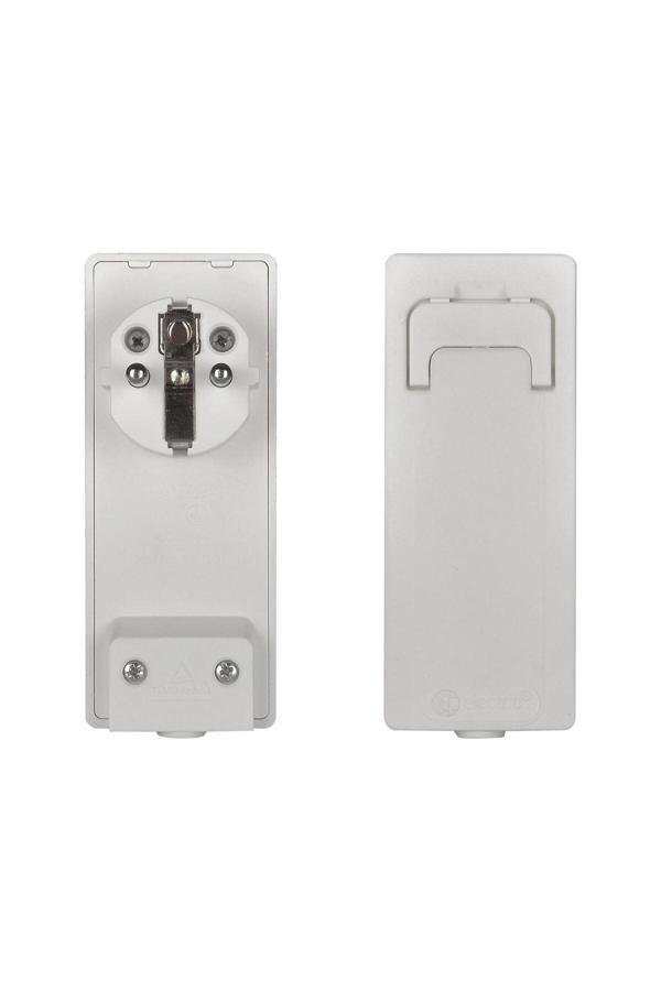 Tp Electric 1X16A İnce Fiş (Slim) Beyaz - Image 1