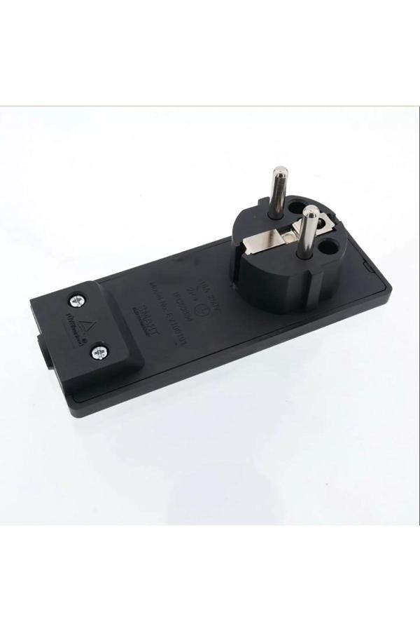 Tp Electric İnce Yassı Topraklı Seyyar Fiş Siyah 5 Mm - Image 1