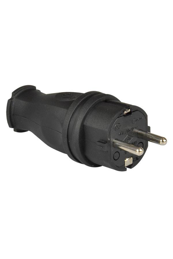 Tp Electric 1X16A Kauçuk Düz Fiş - Image 1
