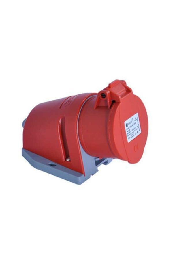 Tp Electric Eğik Gövdeli Yaylı Kapaklı Duvar Prizi 83X90 - Image 1