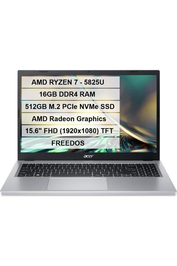 Acer Aspire Go 15 Ag15-42P-R23G R7-5825U 16Gb Ddr4 512Gb Ssd 15.6" Fhd Dos - Image 1