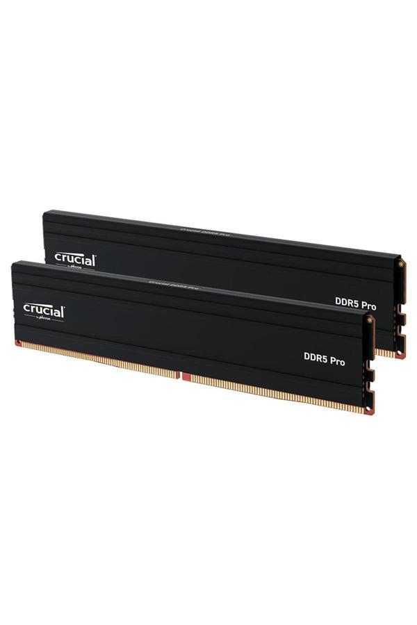 Crucial Pro Cp2K64G56C46U5 128Gb (2X64) 5600Mhz Cl46 Ddr5 Udımm Ram Soğutuculu - Image 1