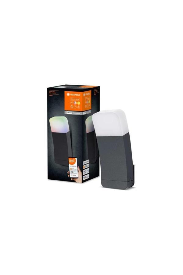 Ledvance Smart Wifi Curve Wall 10W 3000K 550Lm Ip44 Rgbw Gri-Siyah Dış Kasa Bahçe Armatür - Image 1