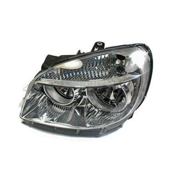 Fiat Doblo 2001-2006 -SOL Far | Elektrikli Motorlu | H7 + H1 | Şeffaf Cam | OEM Uyumlu - Image 1