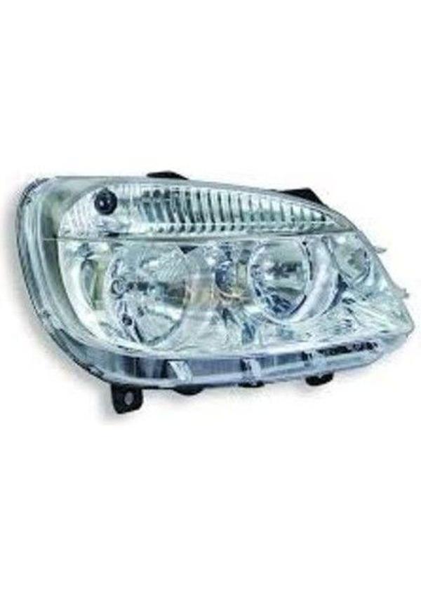 Fiat Doblo -SAĞ Far 2006-2009 | Elektrikli Motorlu | H7 + H1 | Şeffaf Cam | 51755054 Uyumlu - Image 1