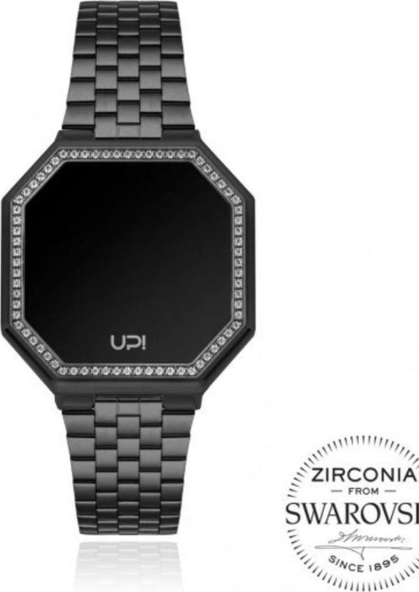Up! Watch Kadın Kol Saati EDGE MINI SWAROVSKI® ZIRCONIA MATTE BLACK - Image 1