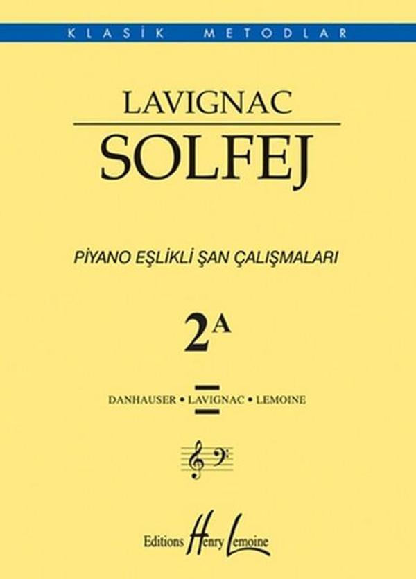 Lavignac Solfej Piyano Eşlikli Şan Çalışmaları 2A - Porte Müzik Eğitim Yayınları - Image 1