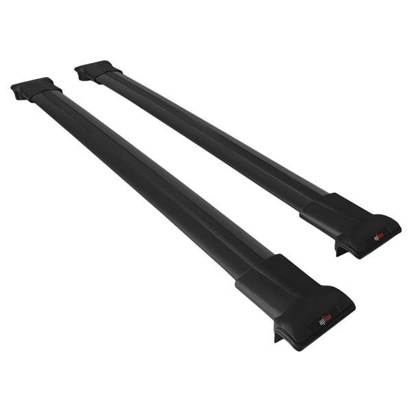 Toyota Land Cruiser (J100) 2003-2007 Arası ile Uyumlu FLY Model Ara Atkı Tavan Barı Siyah 2 Adet - Image 1
