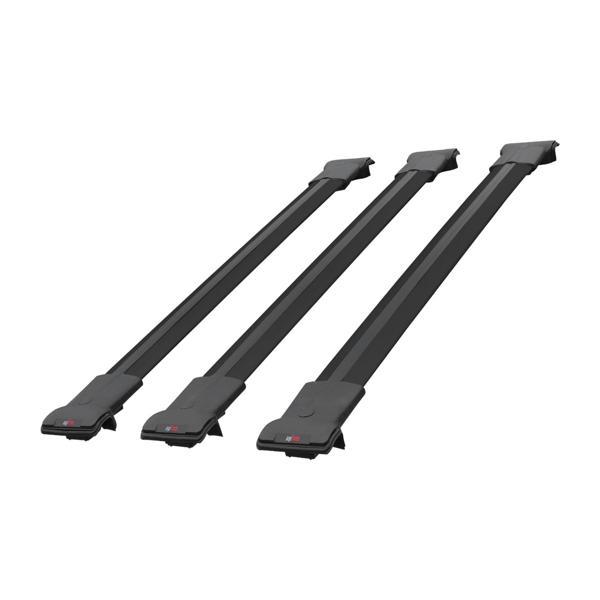 Toyota Sequoia 2008-2022 Arası ile Uyumlu FLY Model Ara Atkı Tavan Barı Siyah 3 Adet - Image 1