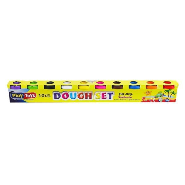 40966 PLAYTOYS 10X100GR PLAYDOUGH - Image 1