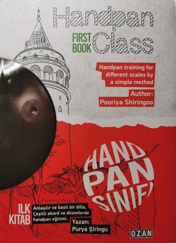 Handpan Class First Book - Handpan Sınıfı İlk Kitab - Türkçe - İngilizce - Farsça - Ozan Yayıncılık - Image 1
