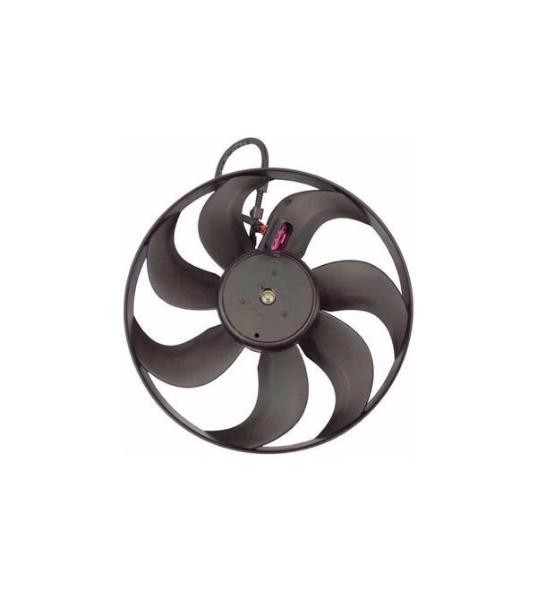 Volkswagen Polo Skoda Fabia Seat Ibiza Cordoba 2002 Sonrası Fan Motoru Davlumbazsız 350Mm 3 Fişli 7 Kanat - Image 1