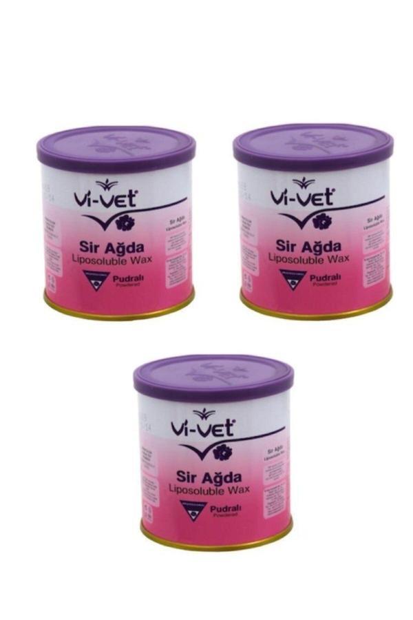 Vi-Vet Sir Ağda Konserve Pudralı 240 Ml 3'Lü Set - Image 1
