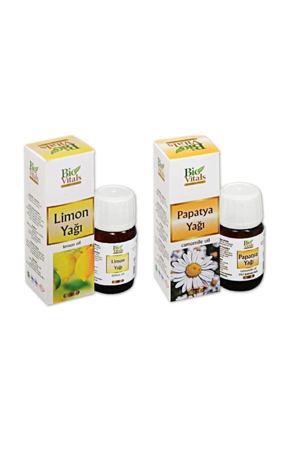 Bio Vitals Limon Ve Papatya Aromatik Masaj Cilt Bakım Yağ Seti 20 Ml - Image 1