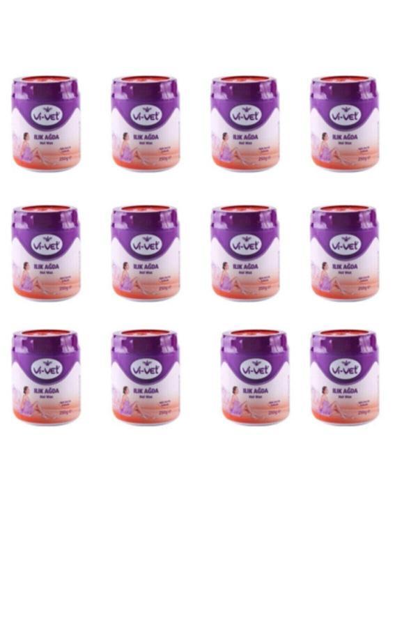 Vi-Vet Vivet Ilık Turuncu Klasik Ağda 250 Ml *12Adet Yeni Ambalaj - Image 1