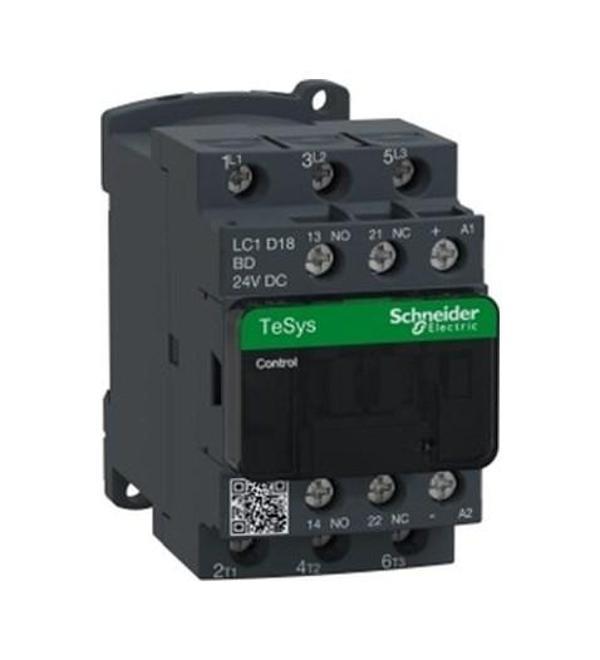 Lc1d18bd -tesys D Kontaktör 3p 18a Ac3 24vdc - Image 1