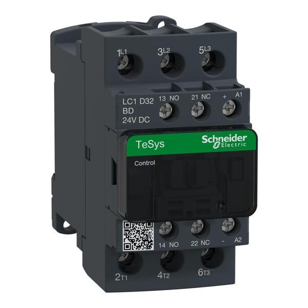 Schneider Electric LC1D32BD 15KW 32A 24VDC 1NO+1NC Kontaktör - Image 1