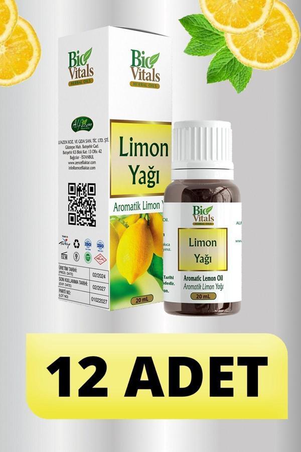 Bio Vitals Limon Yağı 12 Adet-Box 20 Ml - Image 1