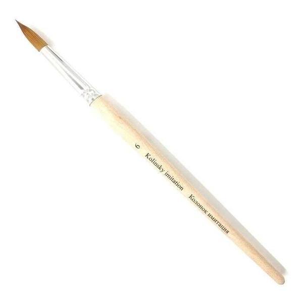 Supertrend Kolinsky Sentetik Yuvarlak Uç Fırça No:6 - Image 1