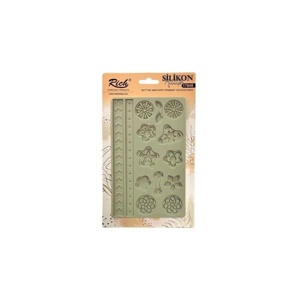 Supertrend Silicone Moulds Silikon Epoksi ve Polimer Kil Kalıbı 19x12 cm. 17862 - Image 1