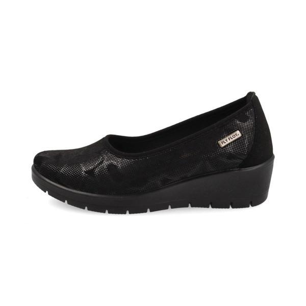 Kadın Sneaker ( Günlük) 18 X15 QX Fly Flot CLOTH WOMAN SHOE 2003-Black - Image 1