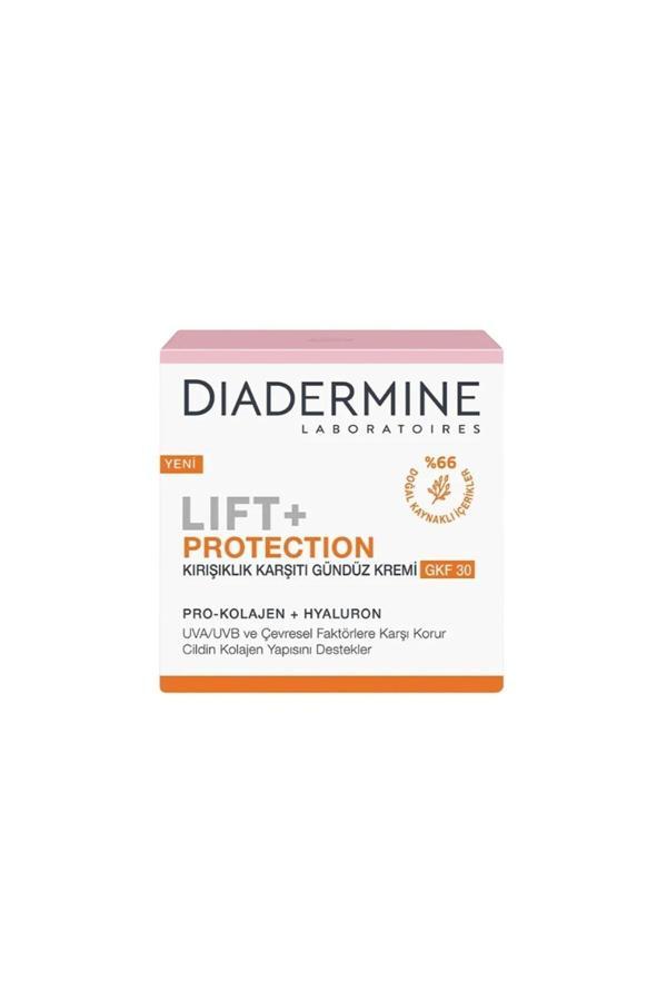 Diadermine Lift+ Protection Kırışıklık Karşıtı Kolajen Hyaluron Gündüz Kremi Spf30 50 Ml - Image 1