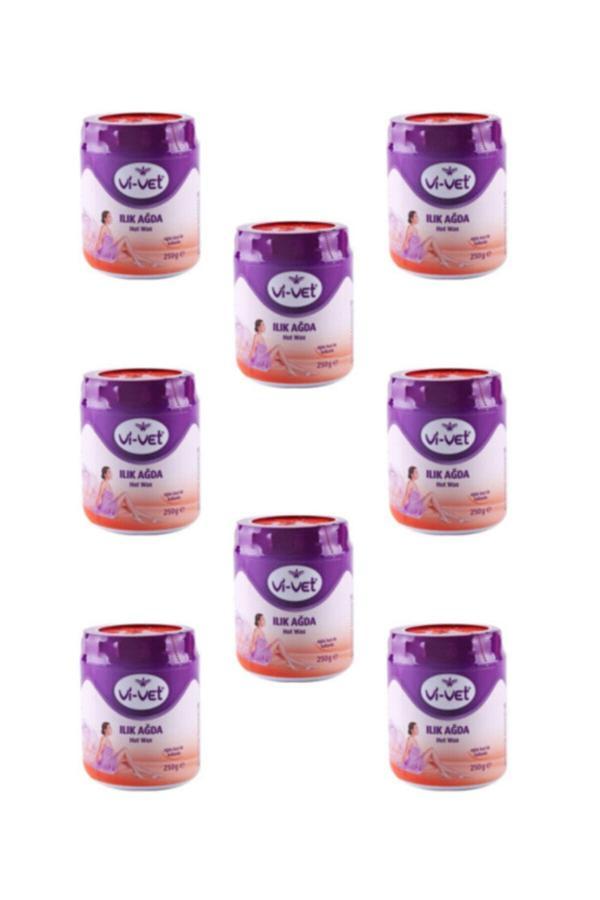Vi-Vet Ilık Turuncu Klasik Ağda 250Gr 8 Adet - Image 1