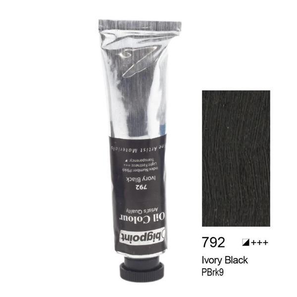 Supertrend Yağlı Boya 45 ml. 792 Ivory Black - Image 1