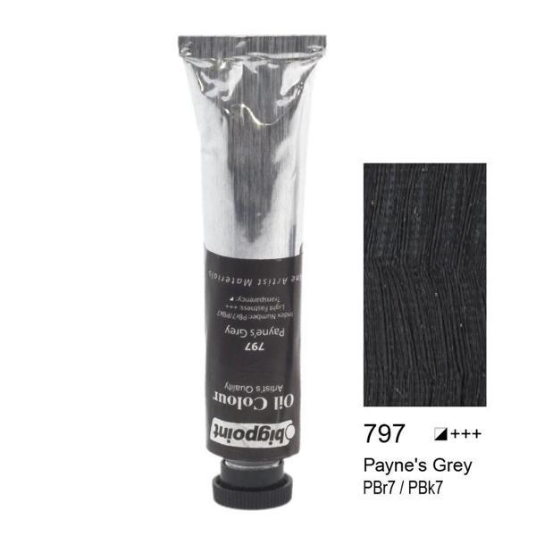 Supertrend Yağlı Boya 45 ml. 797 Paynes Grey - Image 1