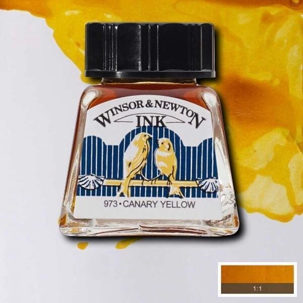 Supertrend Drawing Ink Çizim Mürekkebi 14 ml. 123 Canary Yellow - Image 1