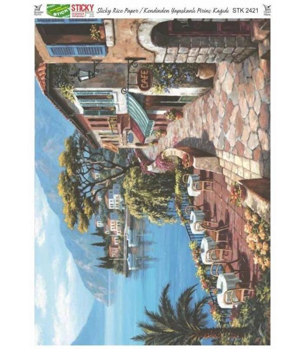 Supertrend Sticky Kendinden Yapışkanlı Pirinç Dekopaj Kağıdı 29x42 cm. 2421 - Image 1