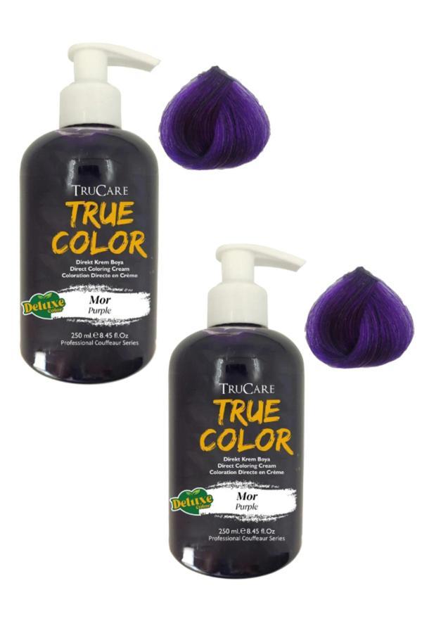 Trucare Truecolor X2 Renkli Saç Boyası Mor 250 Ml - Image 1