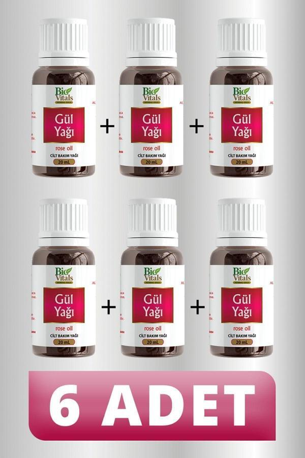 Bio Vitals Gül Yağı 20 Ml 6 Adet - Image 1