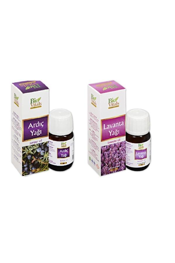 Bio Vitals Ardıç Ve Lavanta Aromatik Masaj Cilt Bakım Yağ Seti 20 Ml - Image 1