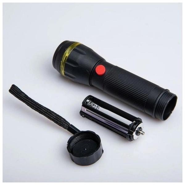 PeakStar PS-7083 Plastik Zoomlu Pilli El Feneri - Image 1