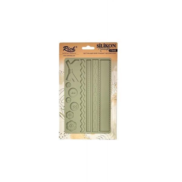 Supertrend Silicone Moulds Silikon Epoksi ve Polimer Kil Kalıbı 19x12 cm. 17864 - Image 1