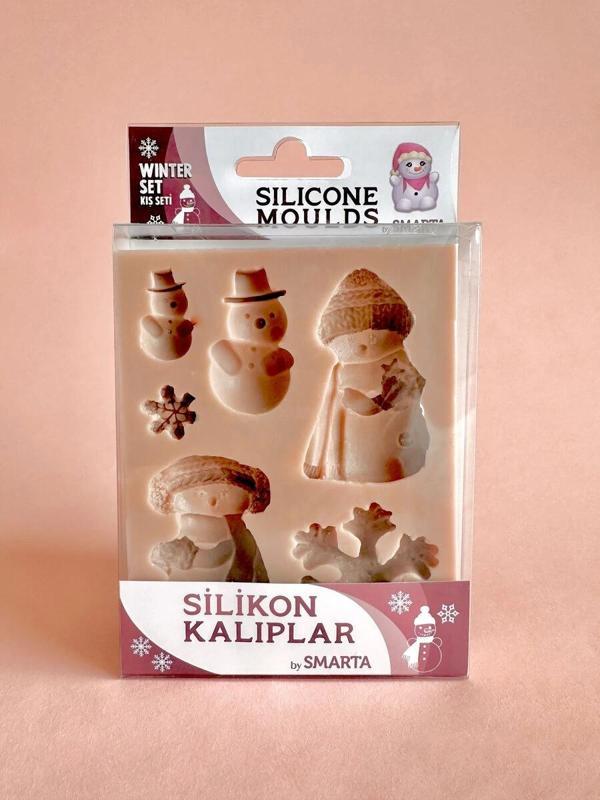 Supertrend Silicone Moulds Silikon Epoksi ve Polimer Kil Kalıbı WINTER SET - Image 1