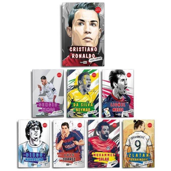 Dünya Futbol Yıldızları Seti - 8 Kitap Takım - Siyah Beyaz - Image 1