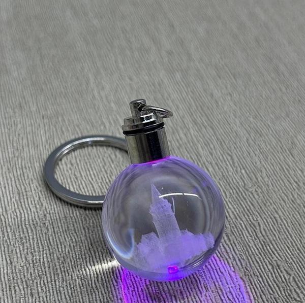 Ledli Galata Kulesi Tasarımı Kristal Anahtarlık Alk3780 - Image 1