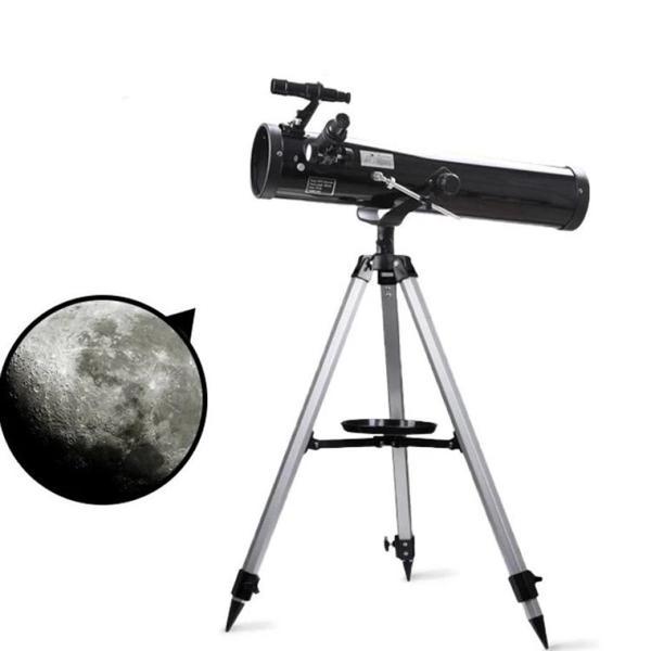 76 x 700 Profesyonel Aynalı Uzay Teleskopu Siyah - Image 1