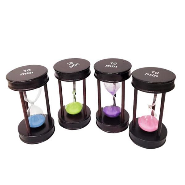 Dekoratif Ahşap 10 Dakika Kum Saati - Image 1