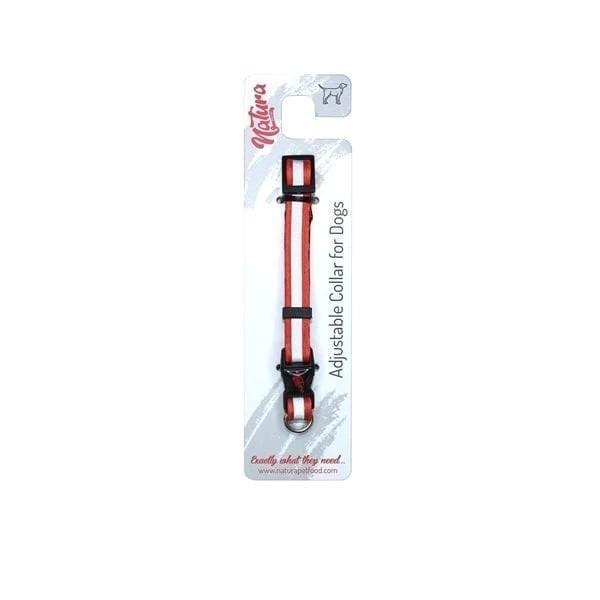 Natura Reflektörlü Köpek Boyun Tasması Xxxsmall/Xxsmall Kırmızı - Image 1