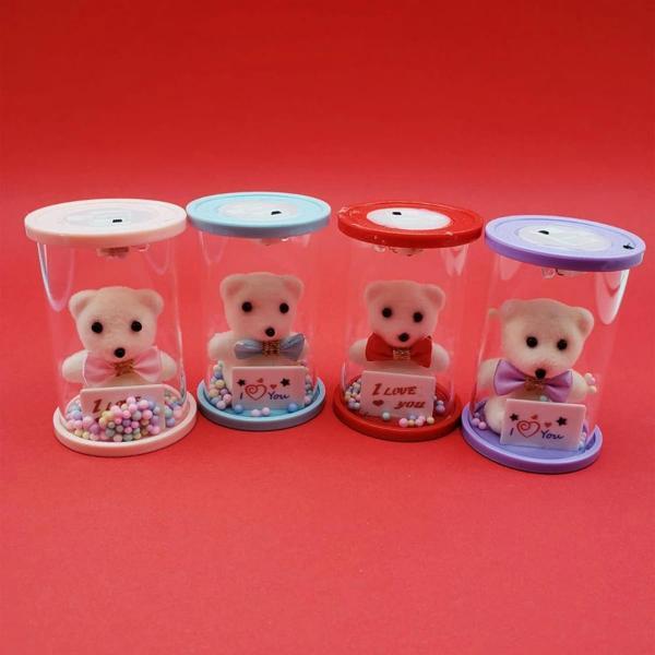 Işıklı Cam Fanus İçinde Ayıcık - Image 1