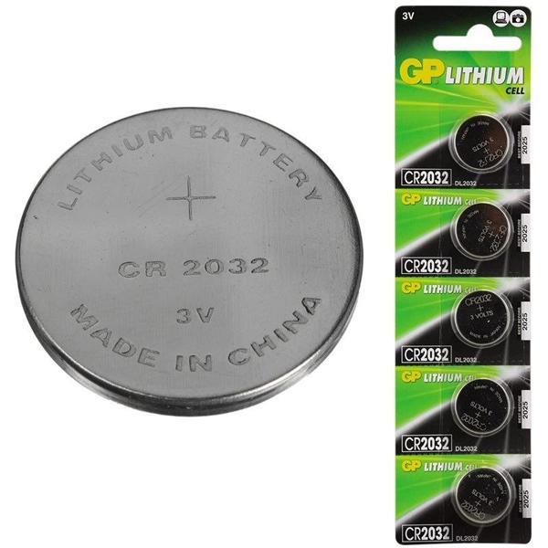 GP CR2032 Lityum.Pil 5 li Paket - Image 1