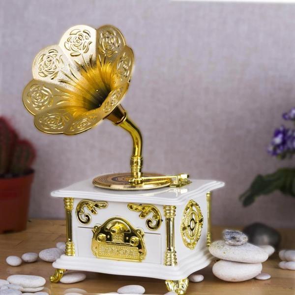 Nostaljik Gramofon Müzik Kutusu - Image 1