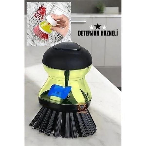 Bulaşık Fırçası Deterjan Hazneli - Image 1