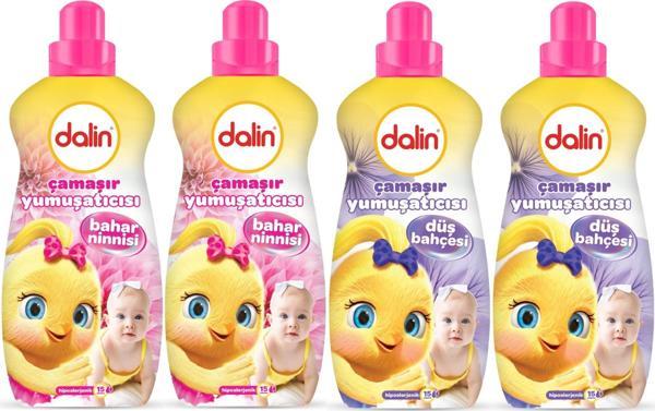 Dalin Çamaşır Yumuşatıcı 1500ML Bahar Ninnisi + 1500ML Düş Bahçesi (Karma 4 Lü Set) - Image 1