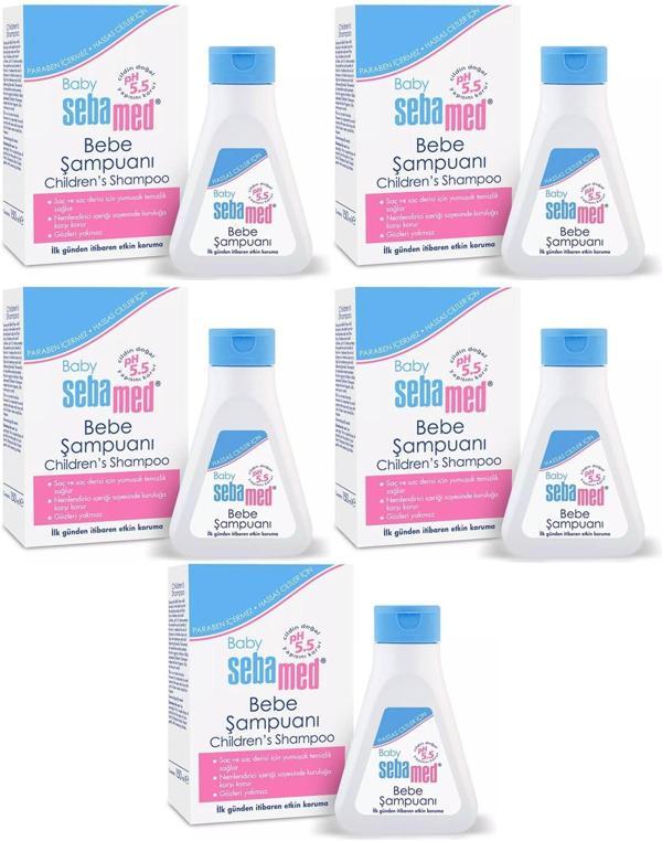 Sebamed Bebek Şampuanı 150ML (5 Li Set) - Image 1
