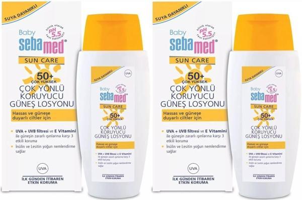 Sebamed Sun Care Bebek Güneş Losyonu Kremi 50+ Faktör 150ML (Hassas Ciltler İçin) (2 Li Set) - Image 1